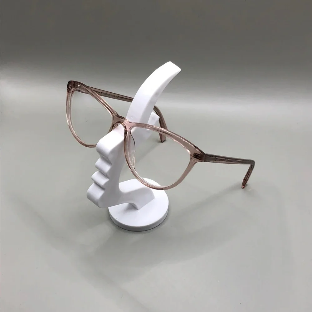 Warby Parker Louise 668 Cat Eye Pink Crystal Rose Water Eyeglasses FRAMES.